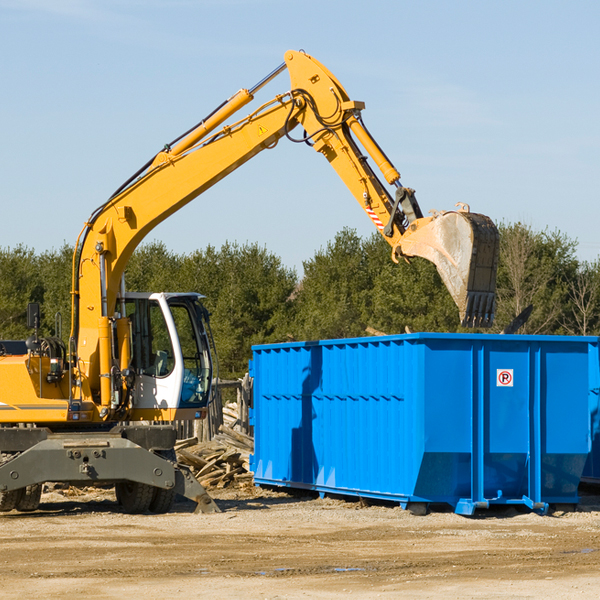 can i rent a residential dumpster for a construction project in Delaware County New York